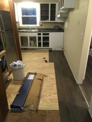 Kitchen Flooring Underway
